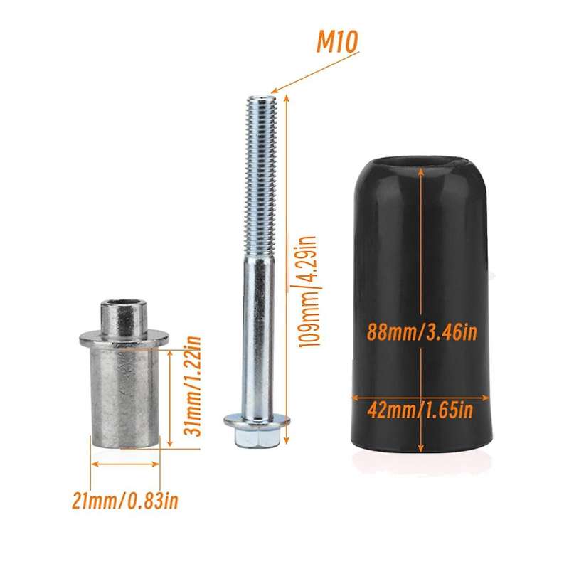 Universal Motorcycle Frame Sliders Anti Crash Protector Stick for 950 600 R3