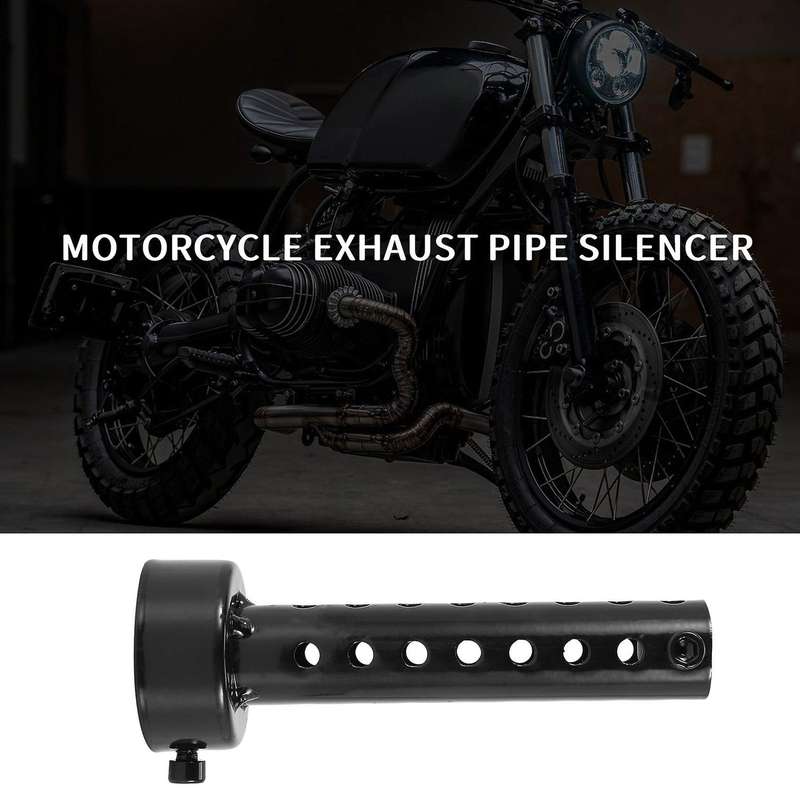 Universal Motorcycle Exhaust Can Muffler Baffle Db 48mm Black