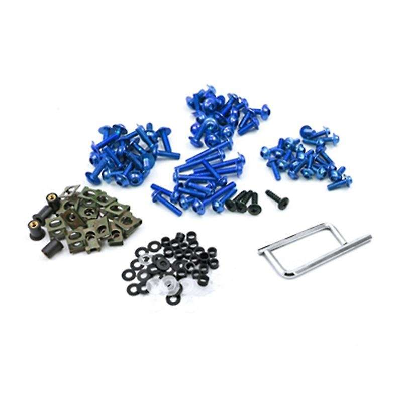 Universal Motorcycle Fairing Bolt Kit for Mounting Kits Washers Nuts (177PCS)