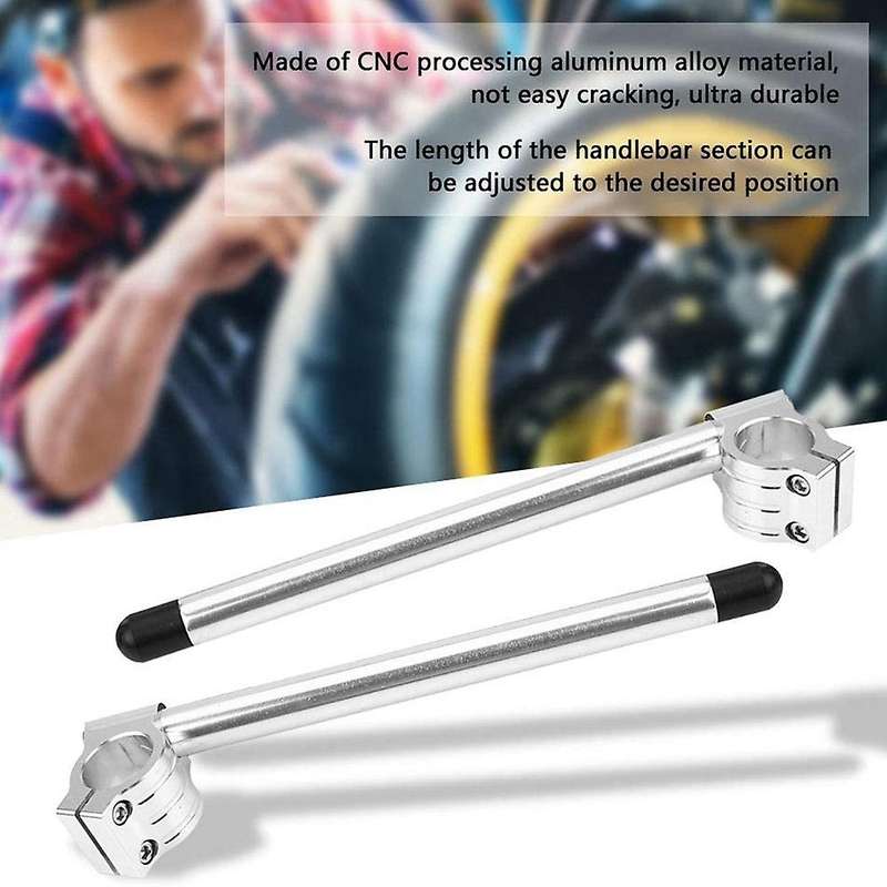 Universal Motorcycle Handlebar Racing Adjustable CNC 31mm Clip on Ons Fork Handlebars Handle Bar Caf