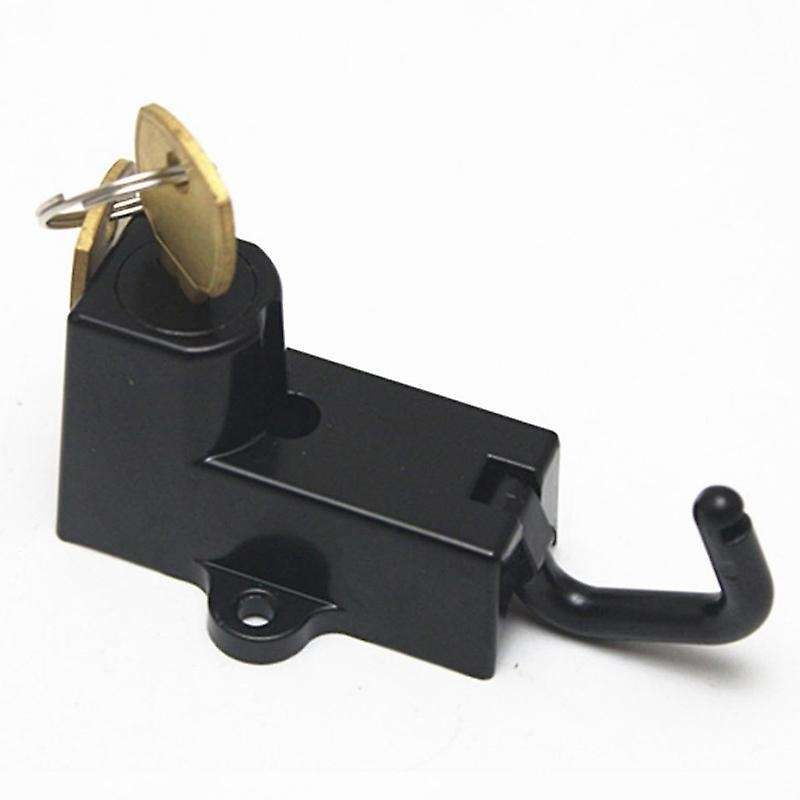 Universal Motorcycle Handlebar Shelf Bar Tube Helmet Lock with 2 Keys for 7/8 inch to 1-1/4 inch 25-