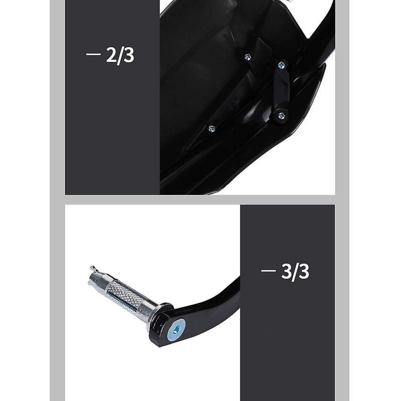 Universal Motorcycle Handguards 22Mm-28Mm Handlebar Protector with Led Turn Signal Light for