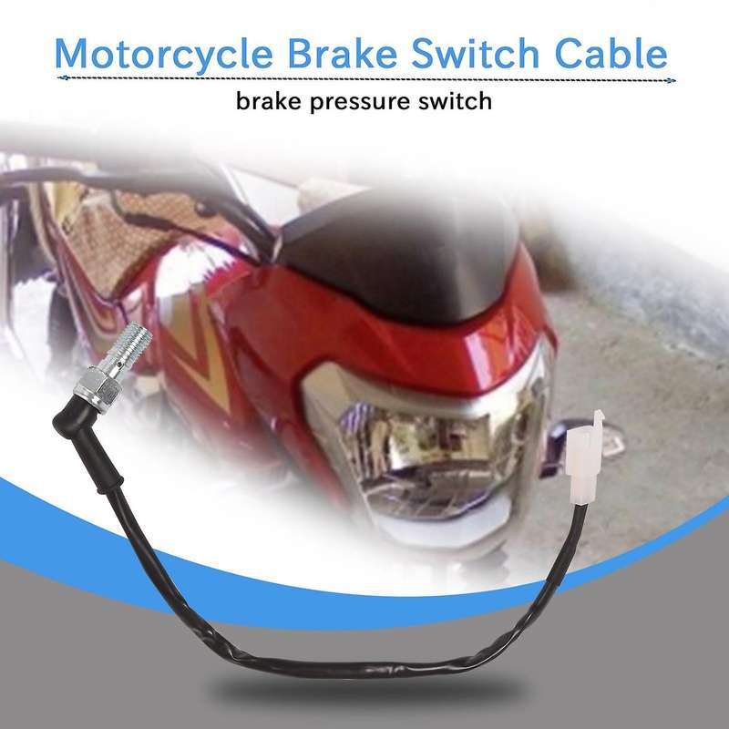 Universal Motorcycle Hydraulic Brake Pressure Rear Light Switch Hollow Bolt Accessories M10 1.25mm