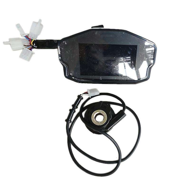 Universal Motorcycle LCD Digital Speedometer 12000RPM 6 Gear Backlight Motorcycle Odometer for 1, 2,