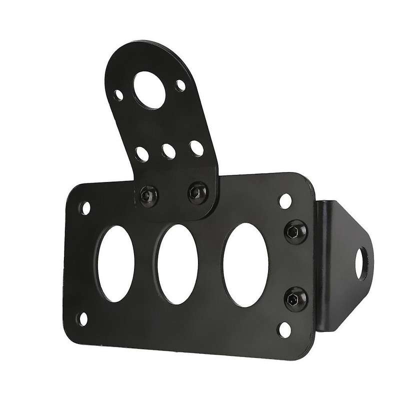 Universal Motorcycle Side Mount Tail Light with License Number Plate Bracket for Sportsters Rear Sto