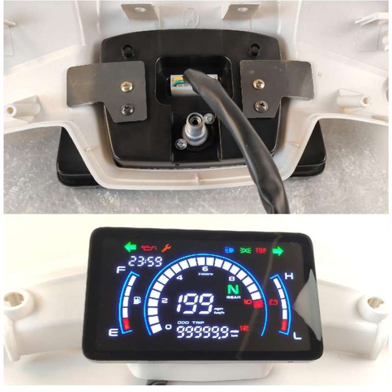 Universal Motorcycle Speedometer Digital Panel for DREAM EX5 Instrument Speed Speed Tachometer Digit