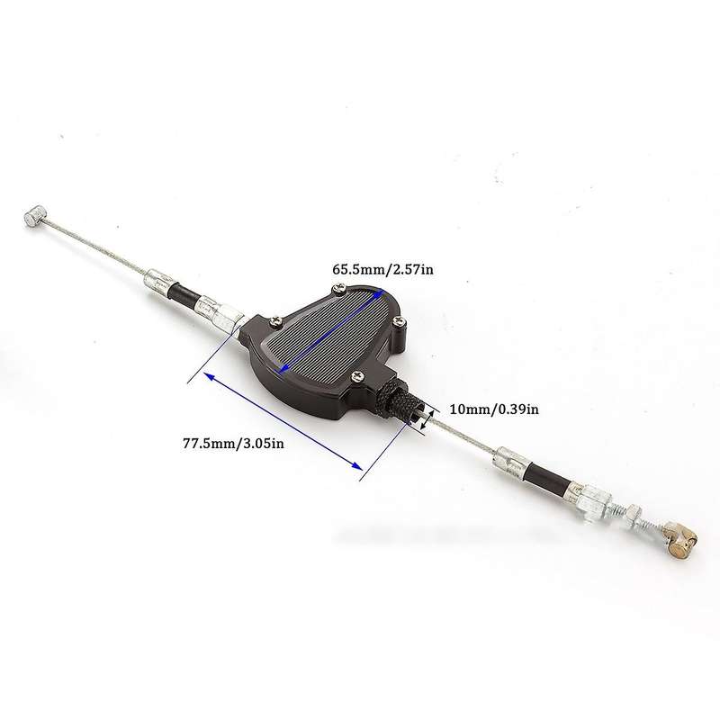 Universal Motorcycle Pull Wire Clutch Effort Saver Stunt Clutch Cable Easy System for Black