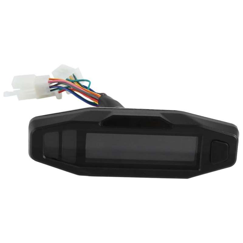 Universal Motorcycle Speedometer Tachometer Oil Gauge HD Screen Digital Meters Instrument Cluster Tu