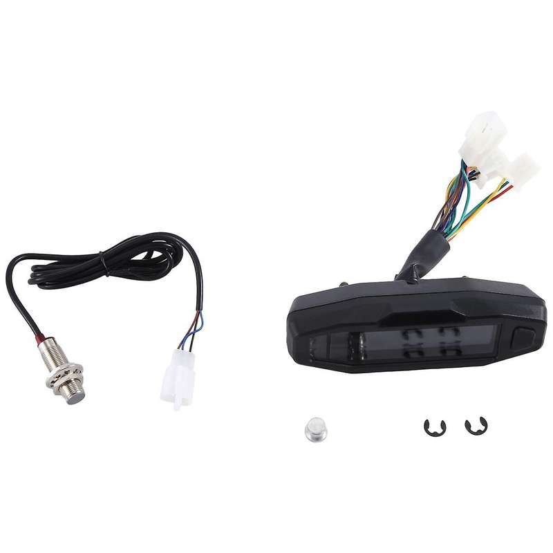 Universal Motorcycle Speedometer Tachometer Oil Gauge HD Screen Digital Meters Instrument Cluster T