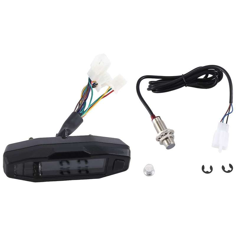 Universal Motorcycle Speedometer Tachometer Oil Gauge HD Screen Digital Meters Instrument Cluster T
