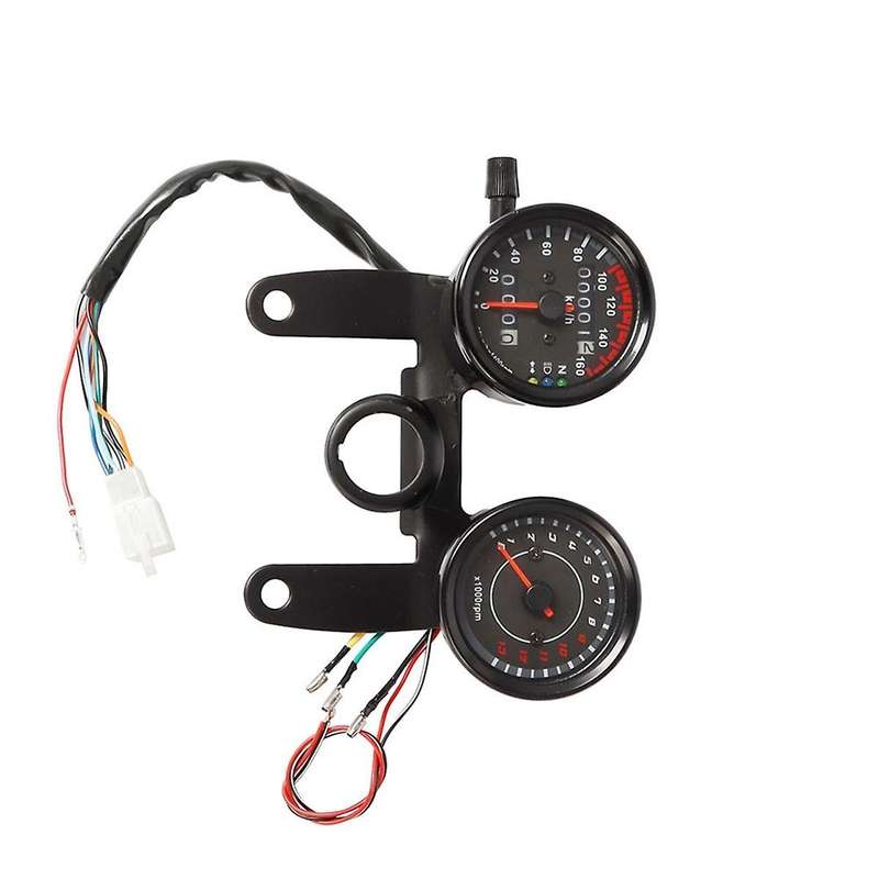 Universal Motorcycle Speedometer Odometer Led Backlight Tachometer