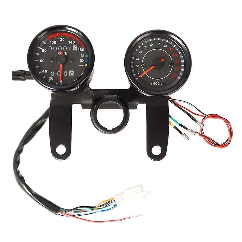 Universal Motorcycle Speedometer Odometer Led Backlight Tachometer