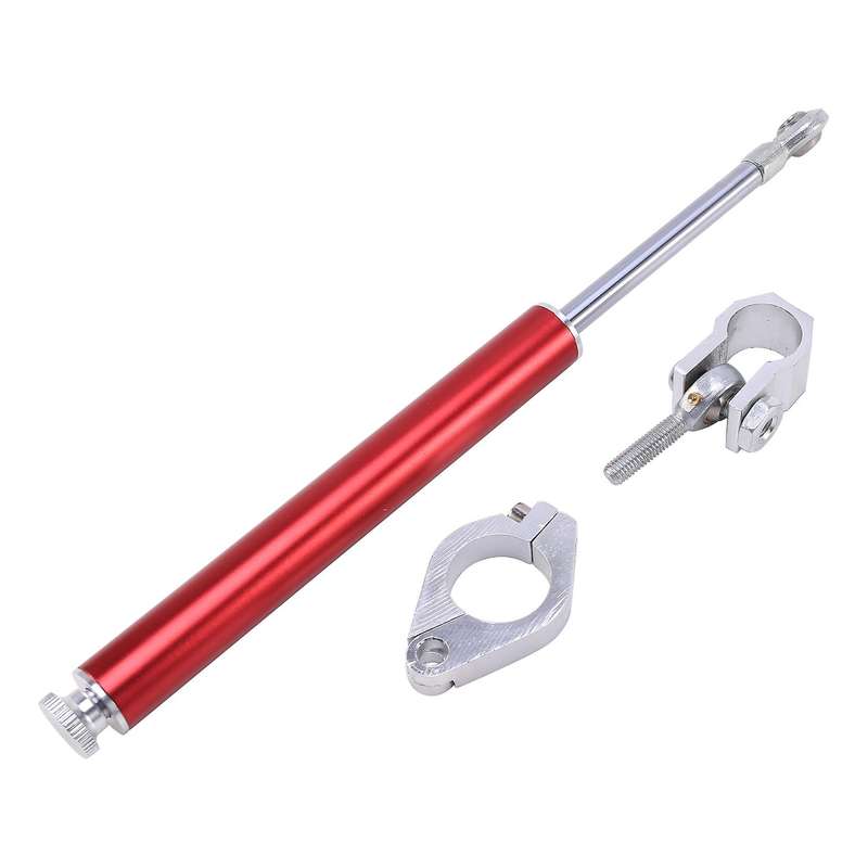 Universal Motorcycle Stabilizer Steering Damper Aluminum Alloy Direction Damper Accessories Red