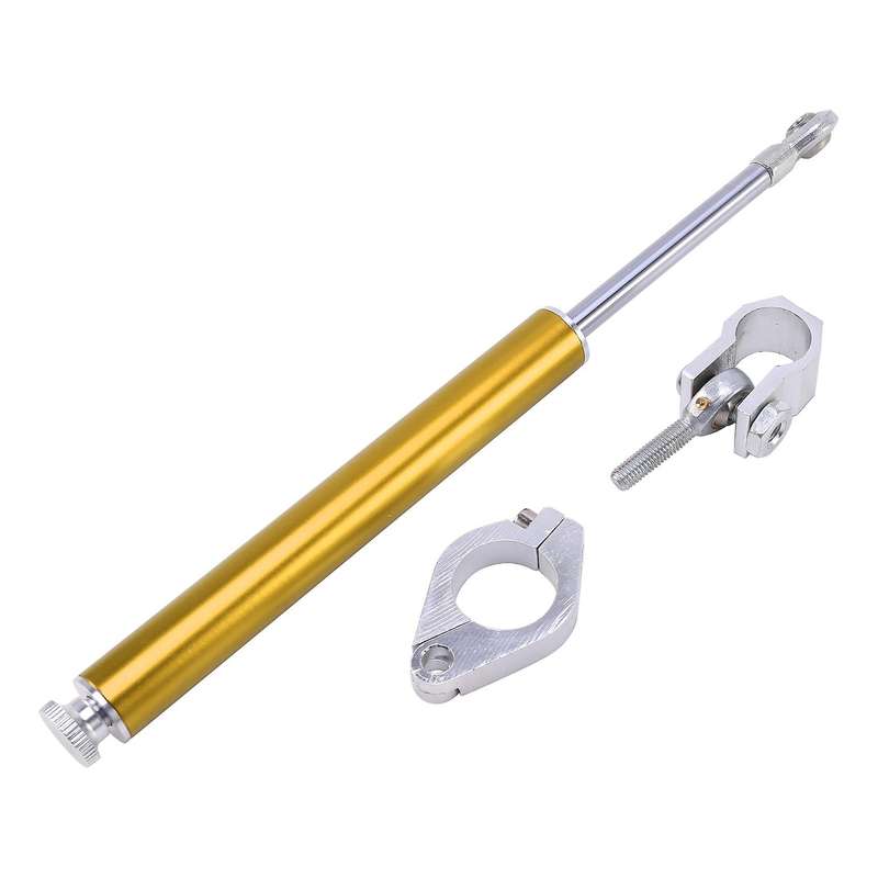 Universal Motorcycle Stabilizer Steering Damper Aluminum Alloy Direction Damper Accessories Golden