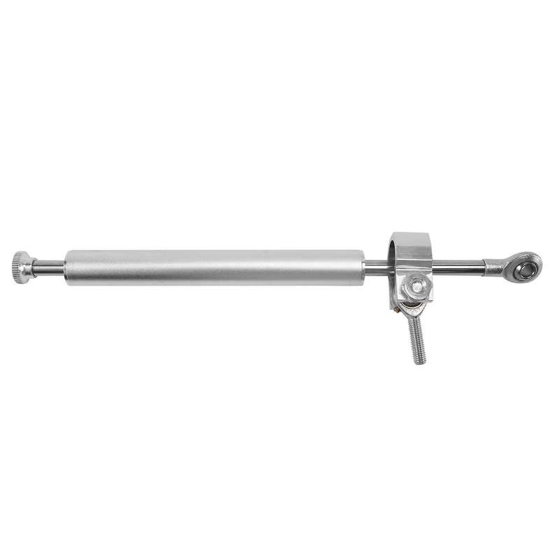 Universal Motorcycle Stabilizer Steering Damper Aluminum Alloy Direction Damper Accessories Silver