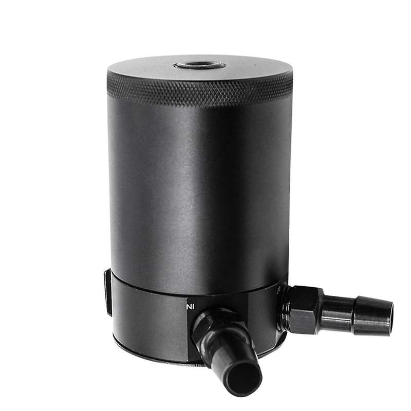 Universal Oil Catch Can Compact Baffled 2-port Aluminum Reservoir Oil Catch Tank Fuel Tank Two Hole