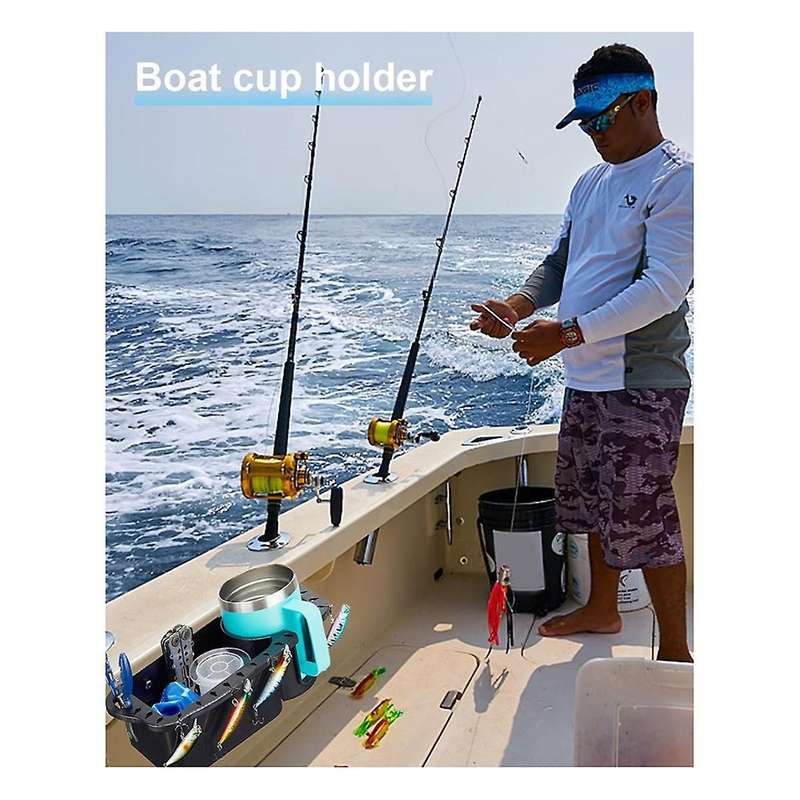 Universal Multifunctio Marine Storage Can Cup Holder Phone Drink Box Organizer for Boat Marine Yacht