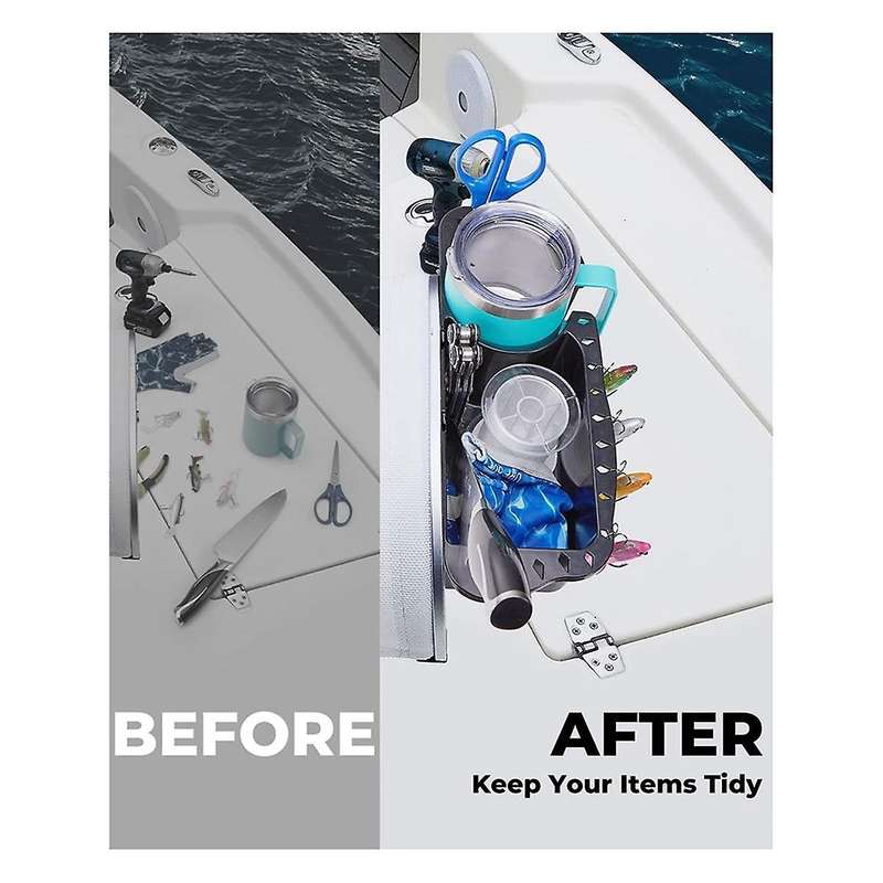 Universal Multifunctio Marine Storage Can Cup Holder Phone Drink Box Organizer for Boat Marine Yacht