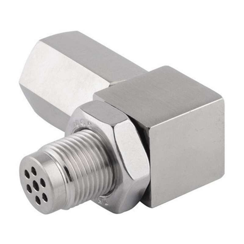 Universal O2 Oxygen Sensor Adapter 90 Degree 02 Bung Extension Catalytic Extender M18x1.5 Car Fix
