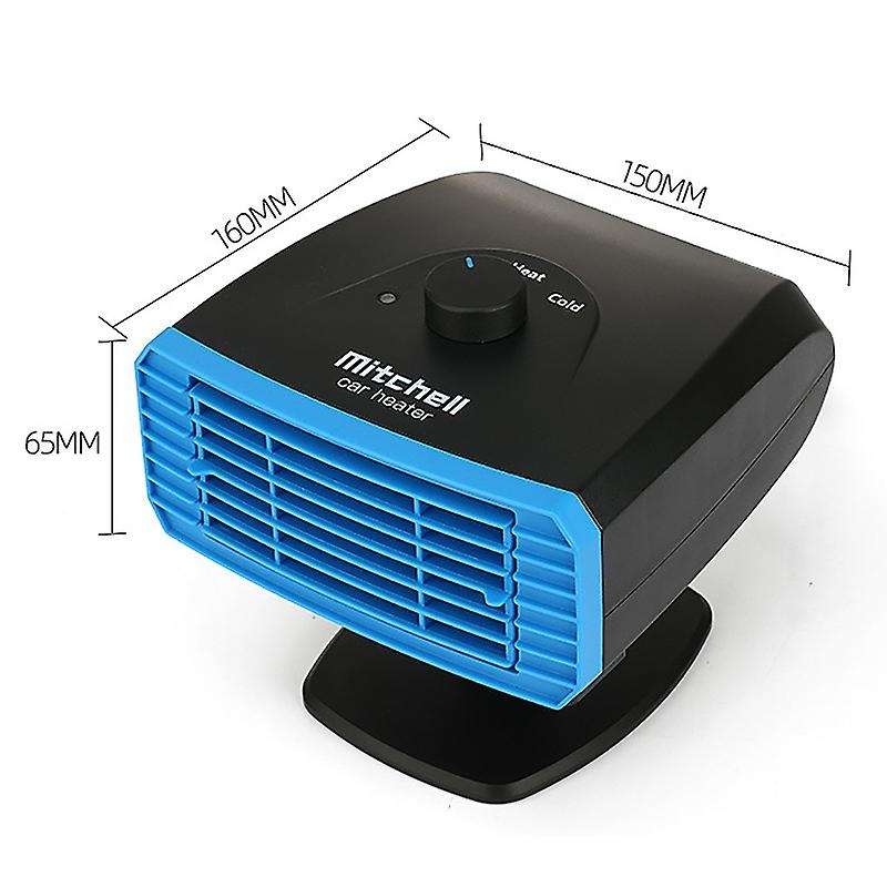 Universal Portable Heaters for Cars Trucks 12V 360Adjustable Heater Cooling Fan Windshield Defroster