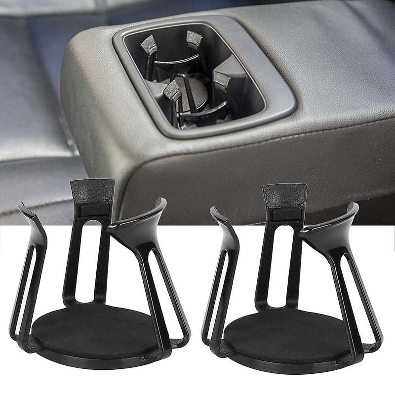 Universal Plastic 2Pcs Car Interior Water Cup Holder Paste Fixer Stopper Drink Bottle Stand Accessor