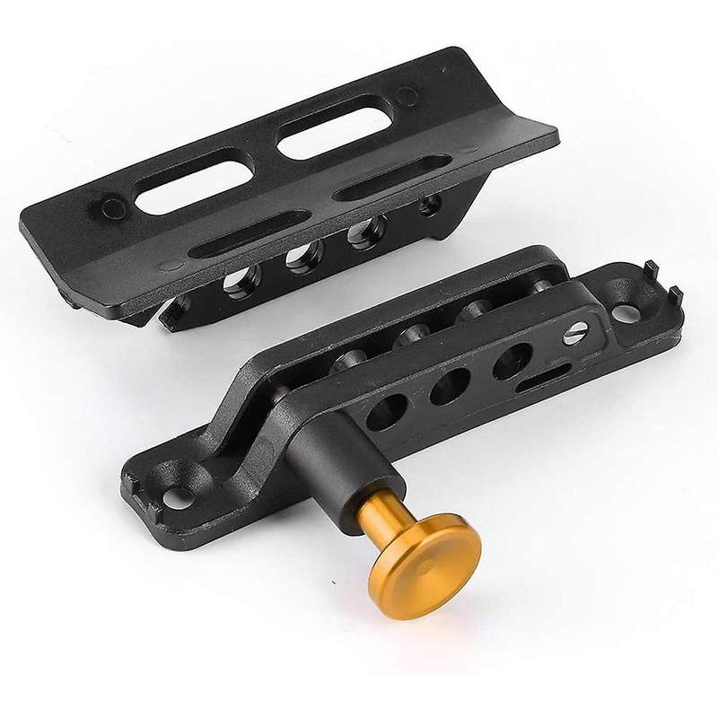 Universal Quick Release Roll Bar Mount Bracket for Wrangler RZR (Silver)