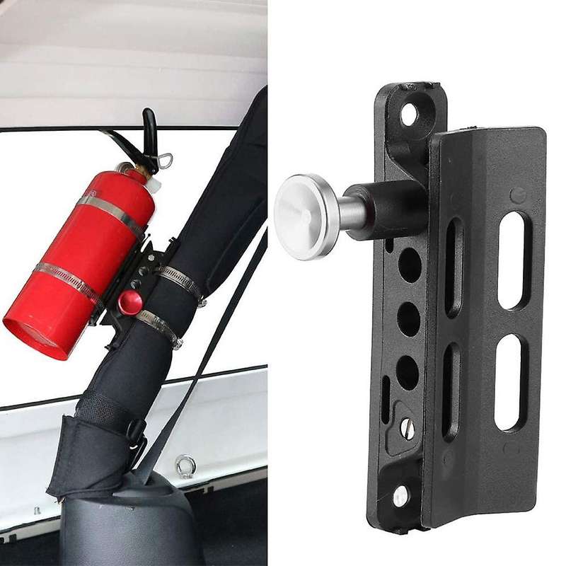 Universal Quick Release Roll Bar Mount Bracket for Wrangler RZR (Silver)