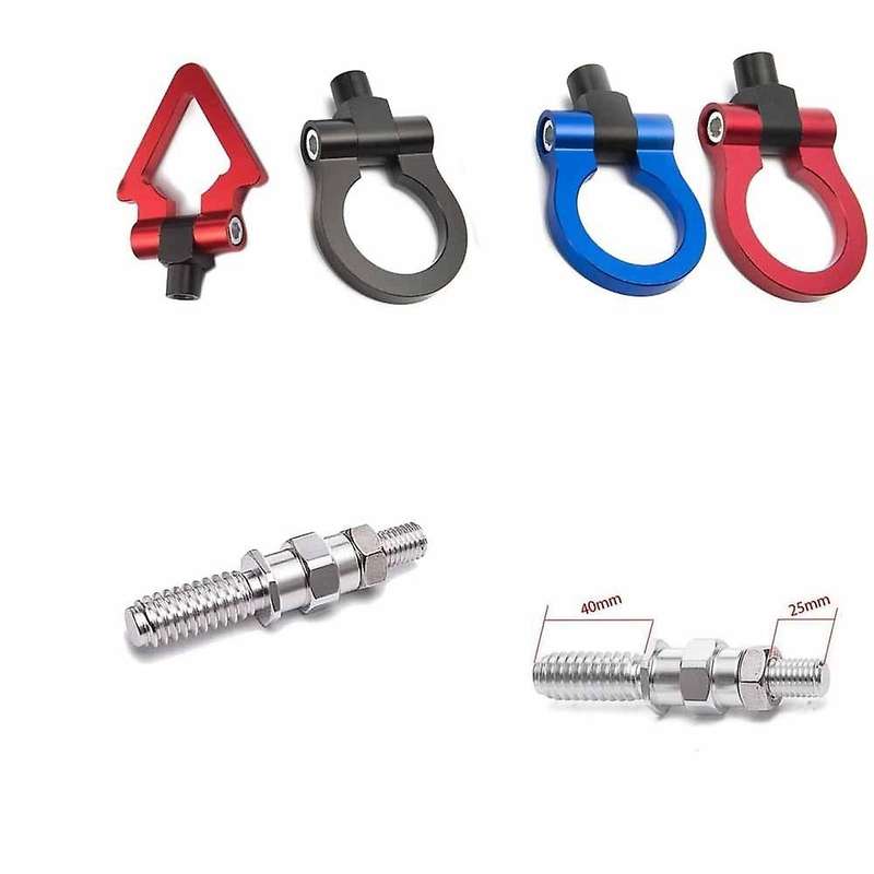 Universal Racing circular Towing Car Tow Hook for - 1 3 5 Series E70 E82 E90-E93X Auto Aluminum Car
