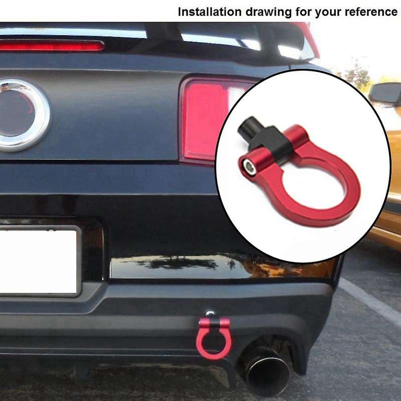 Universal Racing circular Towing Car Tow Hook for - 1 3 5 Series E70 E82 E90-E93X Auto Aluminum Car