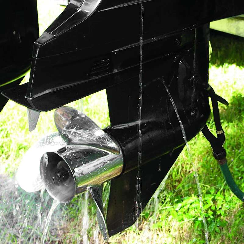 Universal Rectangular Outboard Motor Water Flusher Boat Motor Flusher Durable Engine Ear Muff for Sh