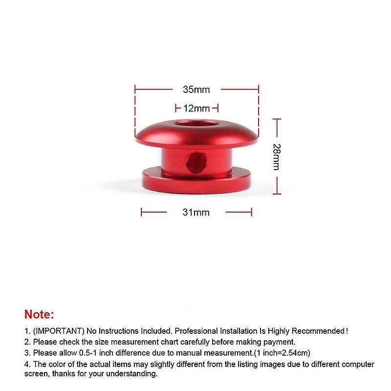 Universal Red Shift Knob Stopper Shifting Head Limiter Fixed Base Gear Head Buckle Aluminum Car Gear