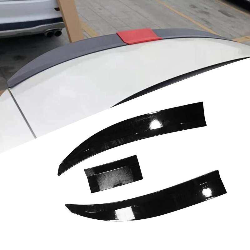 Universal Rear Spoiler Rear Wing Lip Trunk Spoiler Three-Section Splicing Adjustable Spoiler for - E