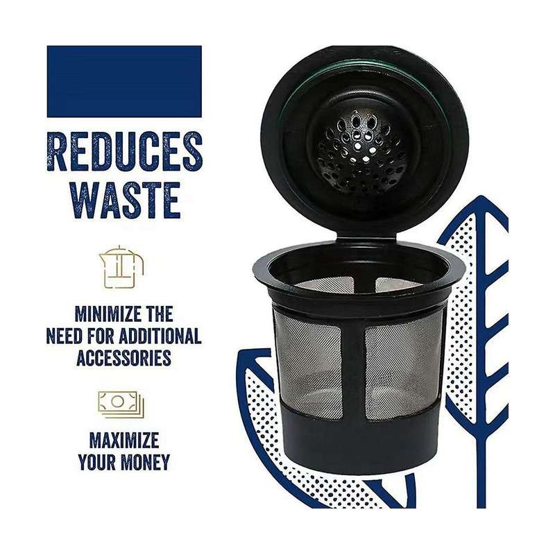 Universal Refillable K Cups Coffee Filter Pod, Coffee Pods for Coffee Maker 2.0&1.0