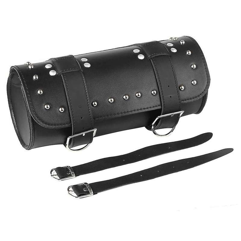 Universal Saddle Bag Motorcycle Scooter Front Forks Round Barrel Shape Bag Tool Storage Bag