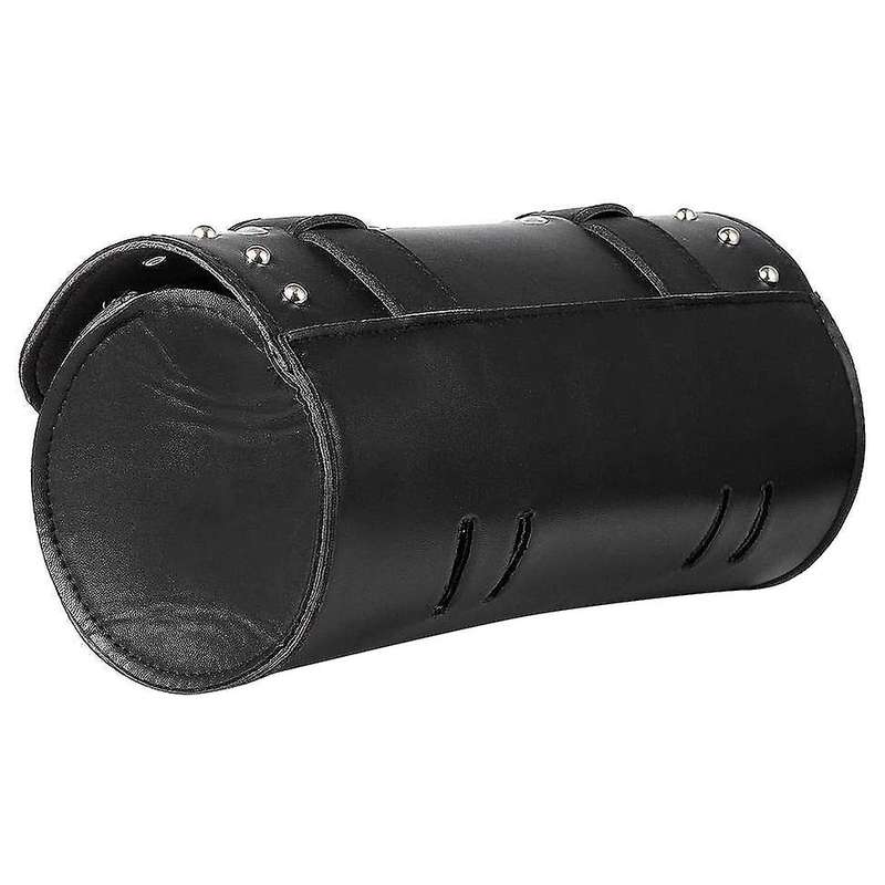 Universal Saddle Bag Motorcycle Scooter Front Forks Round Barrel Shape Bag Tool Storage Bag