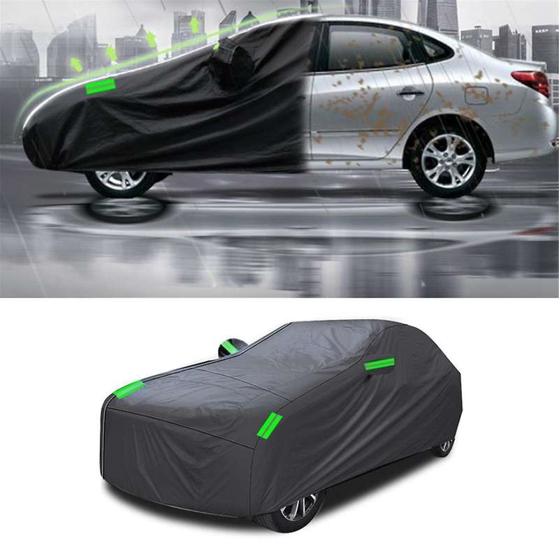 Universal Sedan Full Car Covers Outdoor Waterproof Sun Snow Rain Protection Reflective Strip Car Co