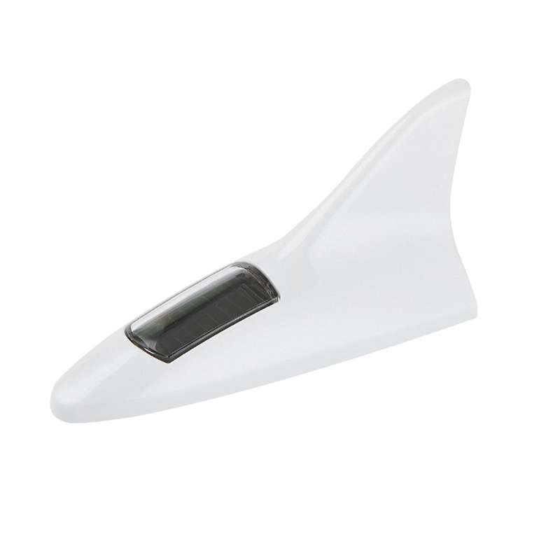 Universal Solar LED Light Car Fin Antenna Roof Tail Modified Light Belt Antenna Driving Safety Warni
