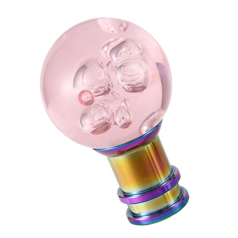 Universal Shift Knob Shift Lever Knob Acrylic Shift Knob Transparent Crystal Bubble Shift Knob