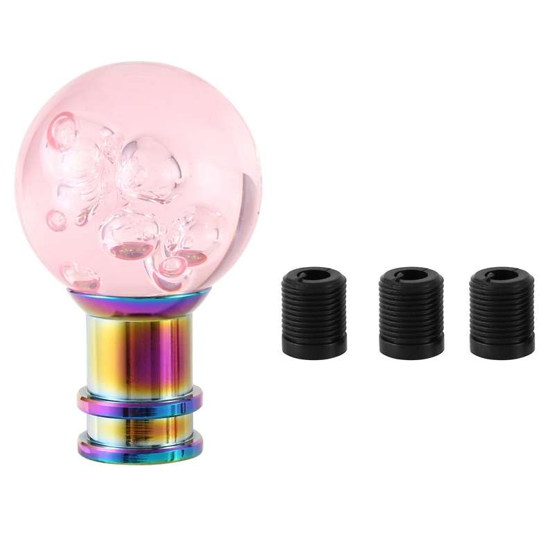 Universal Shift Knob Shift Lever Knob Acrylic Shift Knob Transparent Crystal Bubble Shift Knob
