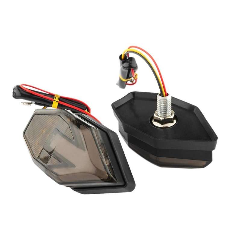 Universal Shape LED Black Mini Tiny Small Indicators Turn Signals Motorcycle for
