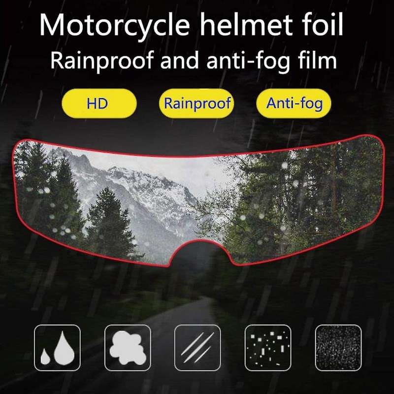 Universal Type Motorcycle Helmet Anti-Rain Anti-Fog Film Electric Car Half-Helmet Anti-Fog Lens Patc