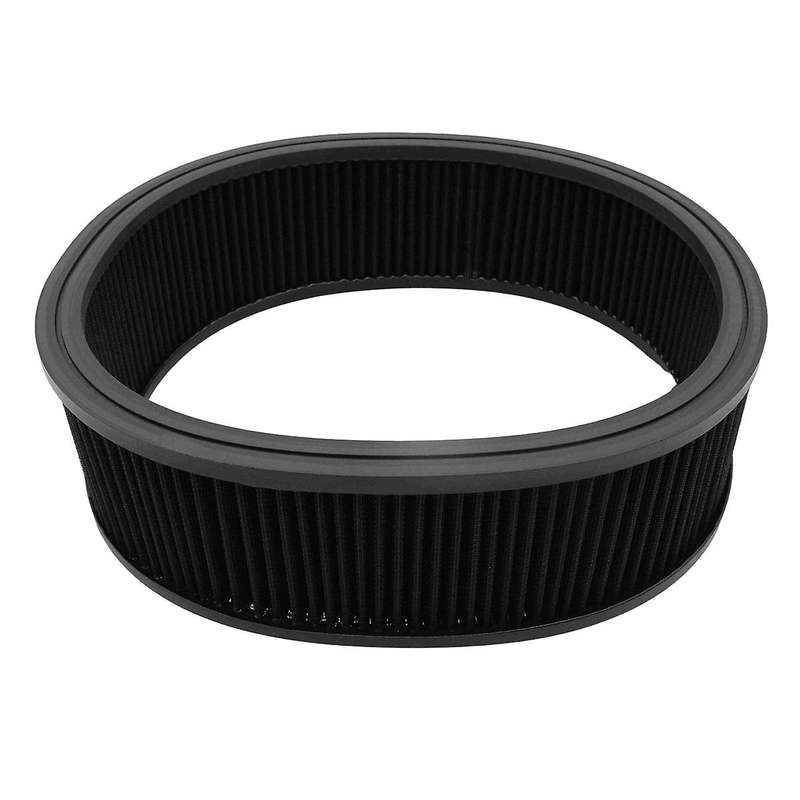 Universal Washable Air Cleaner Elements Replacement Filter 14inch By 4inch High Flow Round Air Filte