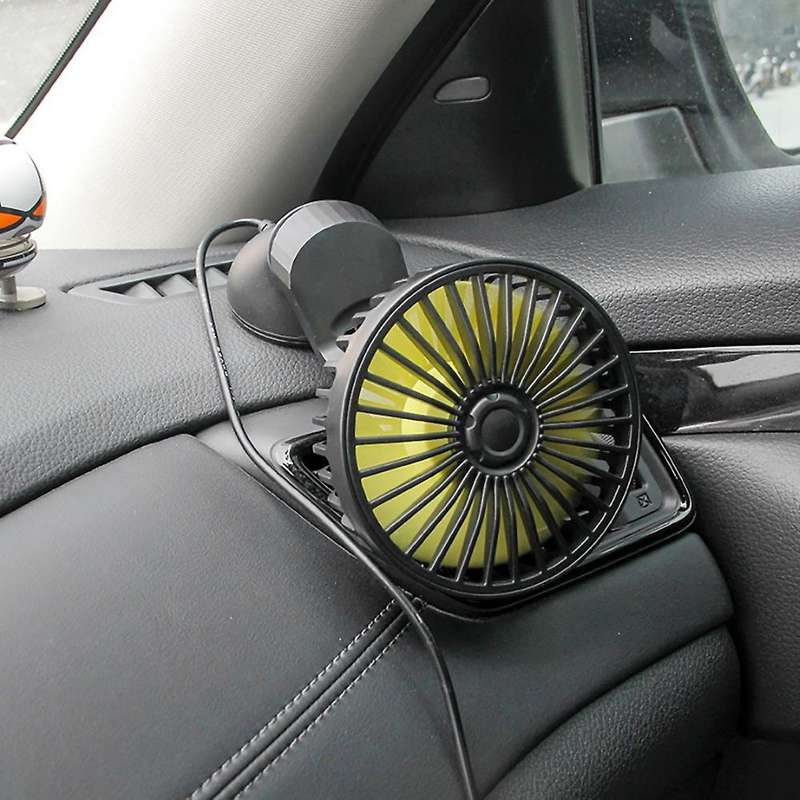 Universal Wind Three Speed Control Usb Car Fan Usb Car Fan Suction Cup Car Back Single Head Car Fan