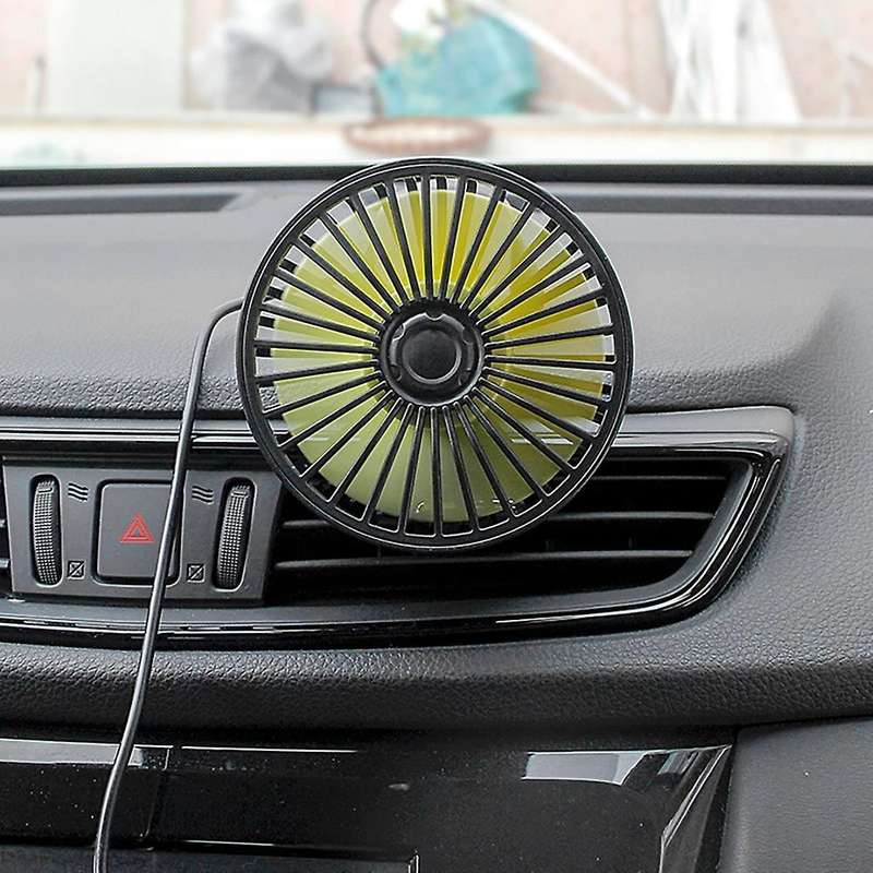 Universal Wind Three Speed Control Usb Car Fan Usb Car Fan Suction Cup Car Back Single Head Car Fan