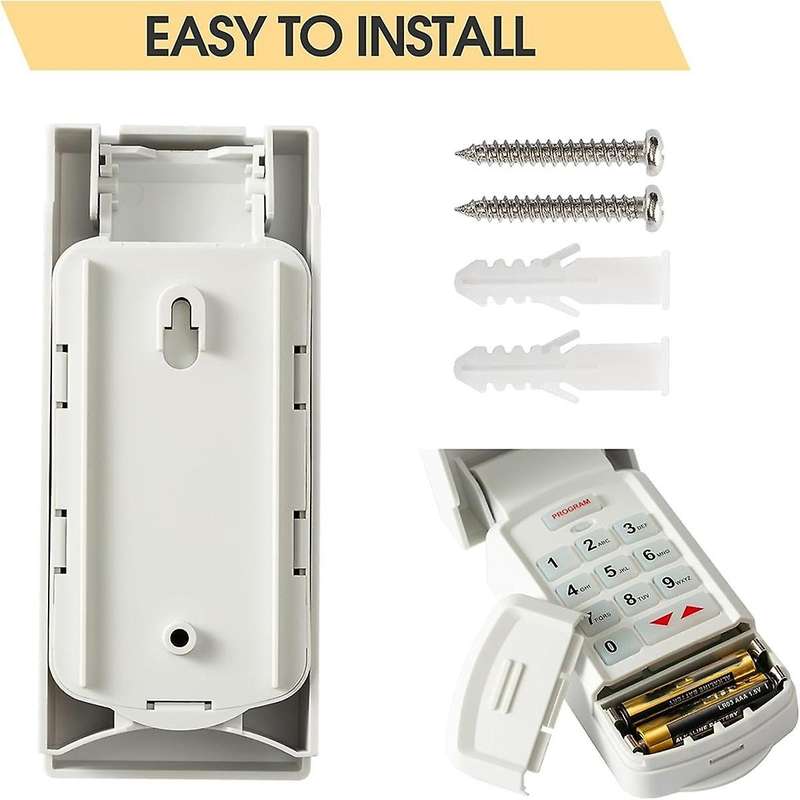 Universal Wireless Garage Door Opener Keypad -r for Genie Overhead Linear