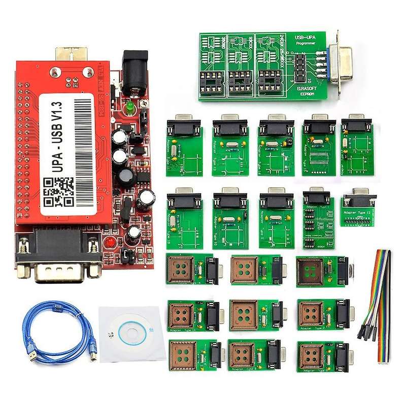 UPA USB V1.3 Programmer with Full Adaptors UPA USB Programmer UPA-USB ECU Chip Tuning OBD2 Diagnosti