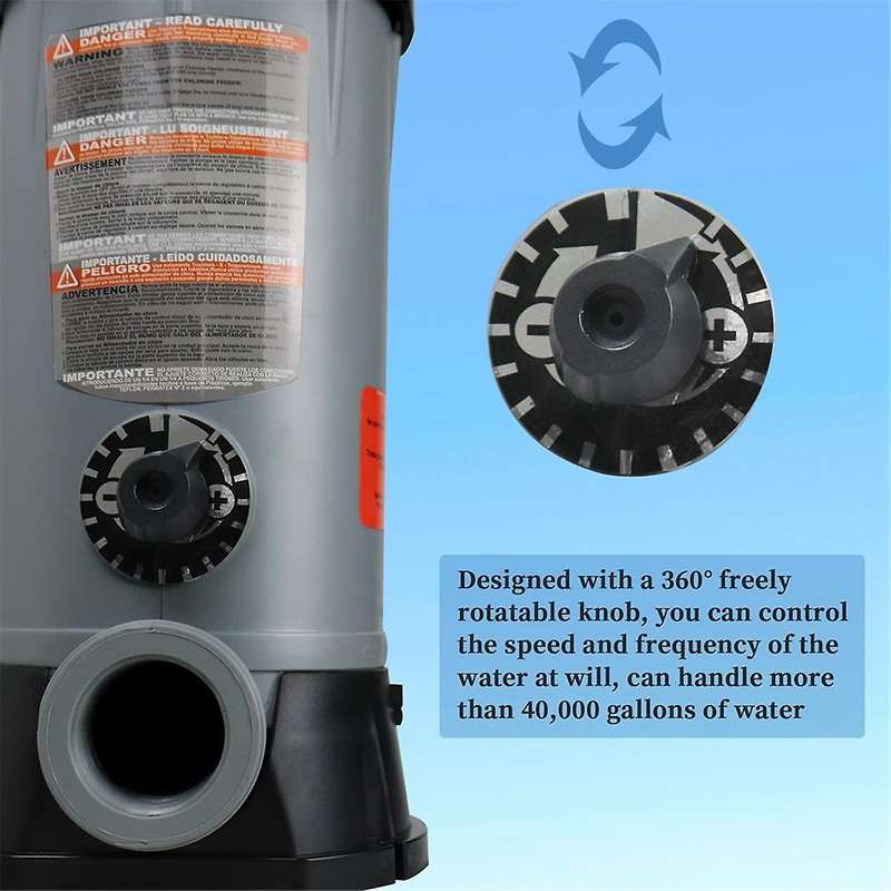 Updated CL100 In-Line Automatic Chemical Feeder, High-Strength PP Material, for CL100 Automatic