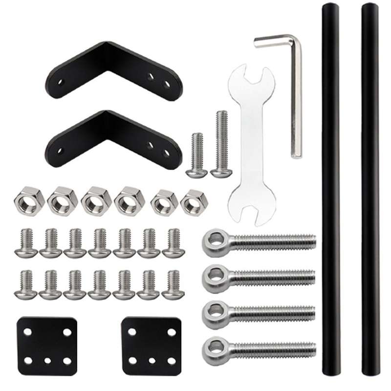 Upgrade 3D Printer Parts Supporting Pull Rod Kit Aluminum Alloy Tie Rod Set for 3D -3/-3S/-3 Pro