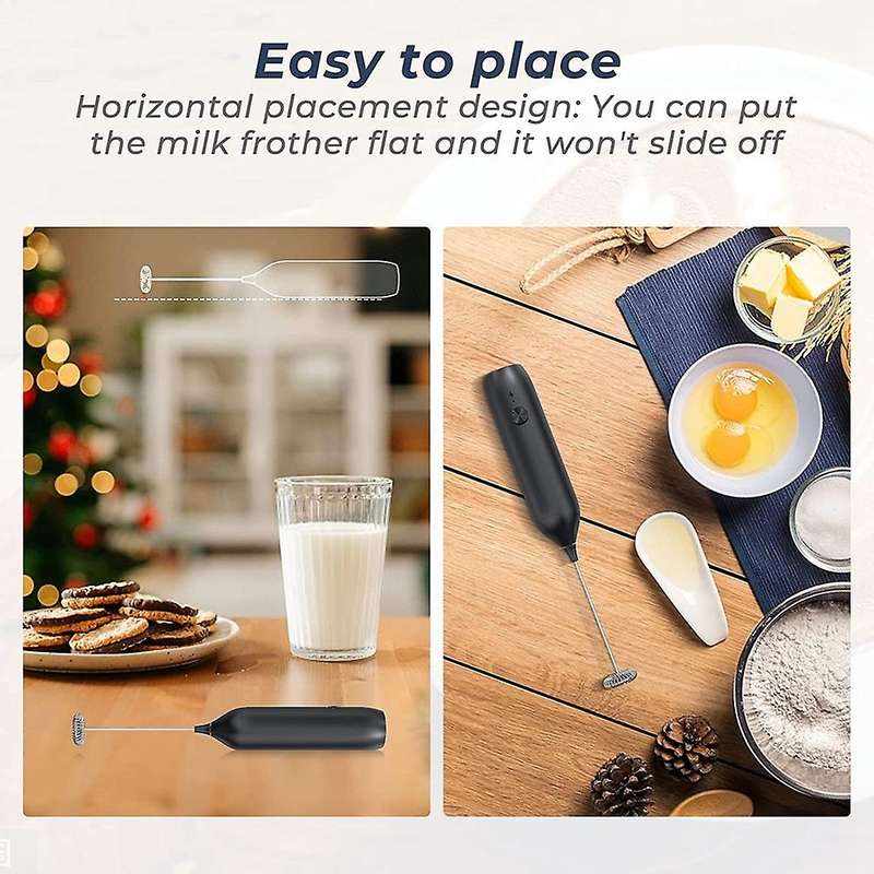 Updated Models Electric Frother for Coffee, with Built-In Lithium Battery for Coffee,Cappuccino