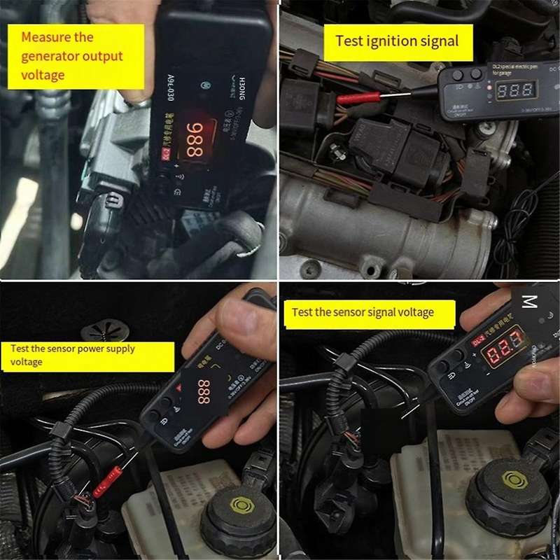 Upgrade Auto Circuit Tester DC 0-36V Vehicle Pulse Sensor Signal LED Light Testing Pen Probe Car Pow